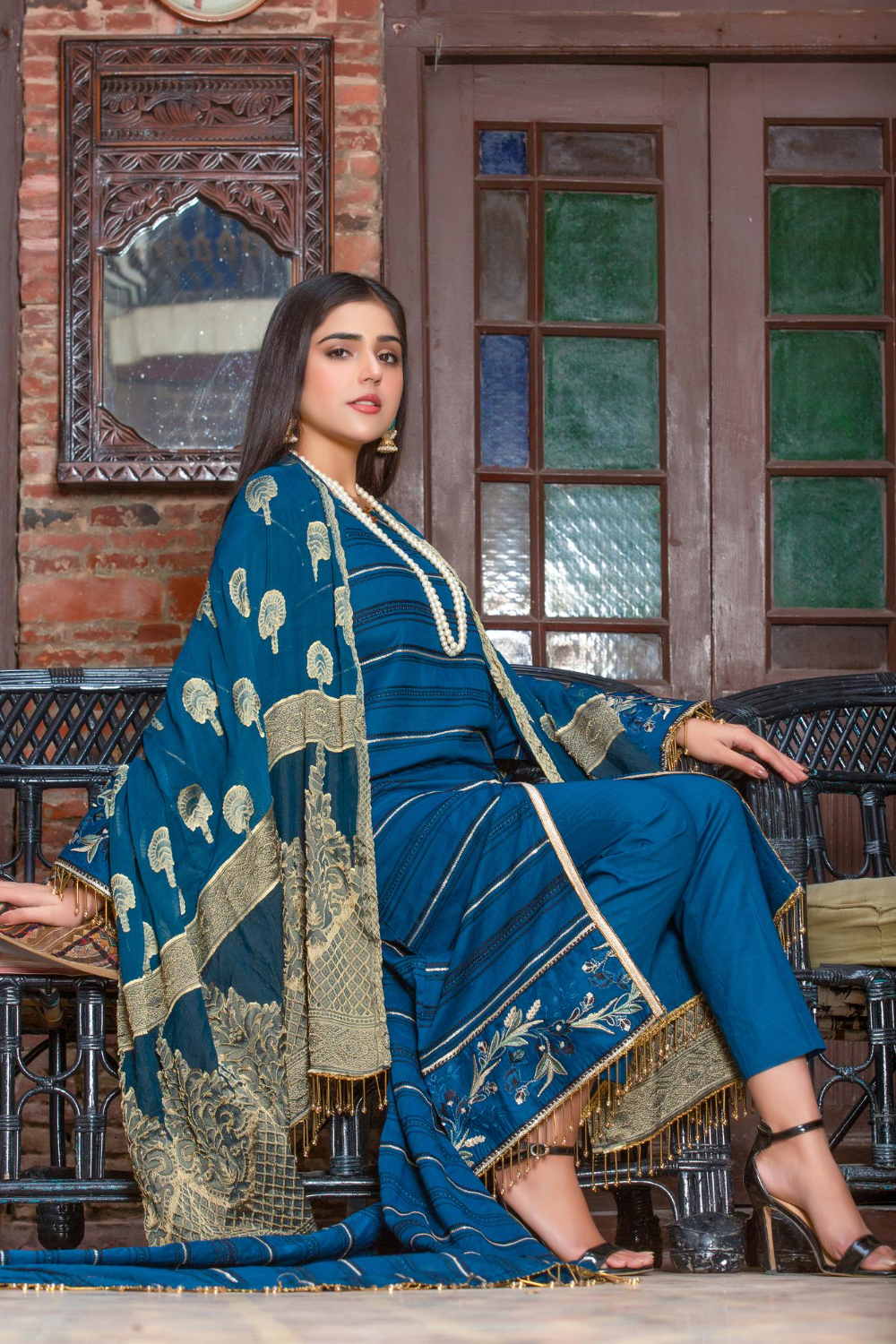 Blue Traditional Salwar Suit